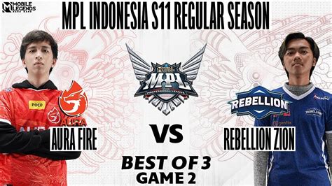 Regular Season Mpl Id S Aura Vs Rebellion Game Aura Fire Berapi