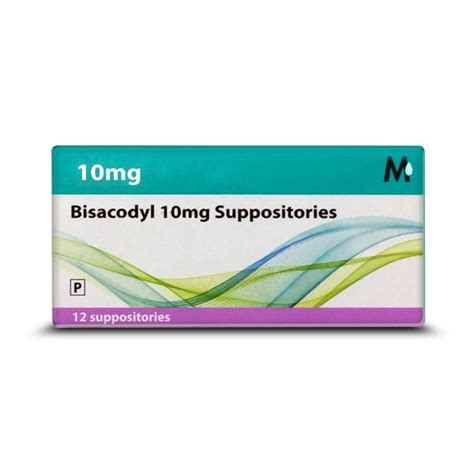 Bisacodyl 10mg Suppositories 12 Suppository