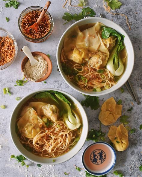 Cantonese Noodle Soup With Wontons Recipe The Feedfeed