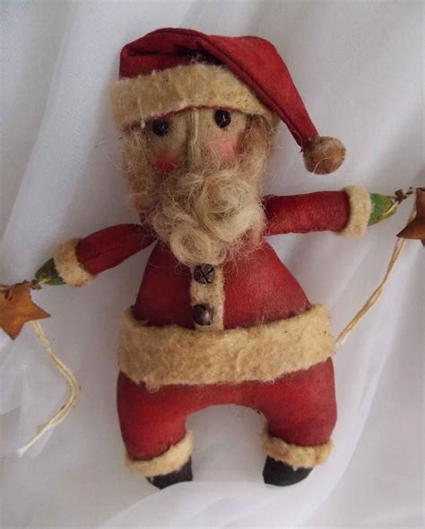 Instant Download E Pattern Folk Art Santa Claus Doll Pattern Etsy