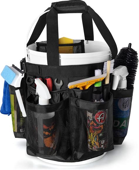 Bucket Tool Bag Organizer 5 Gallon Bucket Tool Bag With 60 Pockets