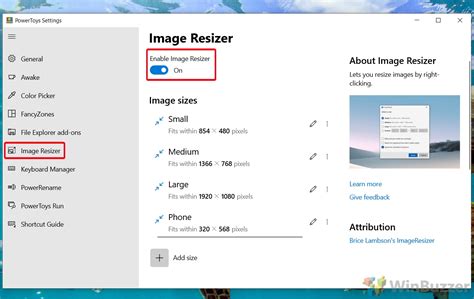 How To Bulk Resize Photos With Powertoys Image Resizer Winbuzzer