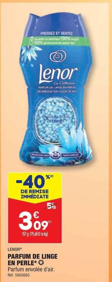 Promo Parfum De Linge En Perle Lenor Chez Aldi ICatalogue Fr