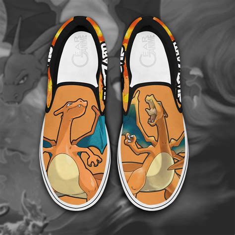 Charizard Slip On Shoes Pokemon Custom Anime Shoes – We sell presents ...