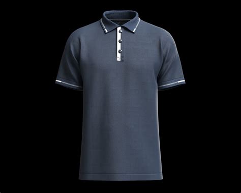 Mens Blue Polo Shirt 3d Model Cgtrader