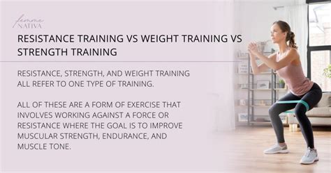 Whats The Difference Between Resistance Strength And Weight Training