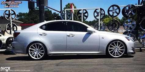 Lexus Is250 Niche Surge M112 Wheels Silver And Machined