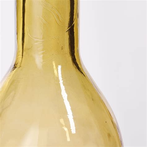 Vase bouteille en verre recyclé ocre H100 Rioja Maisons du Monde