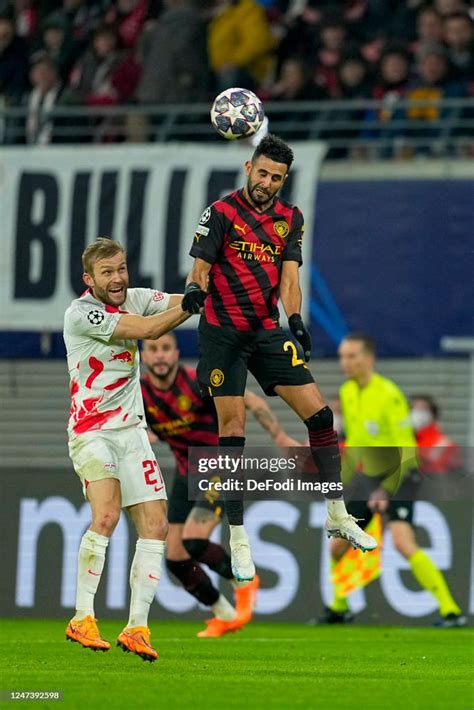 Konrad Laimer Of Rb Leipzig And Riyad Mahrez Of Manchester City News