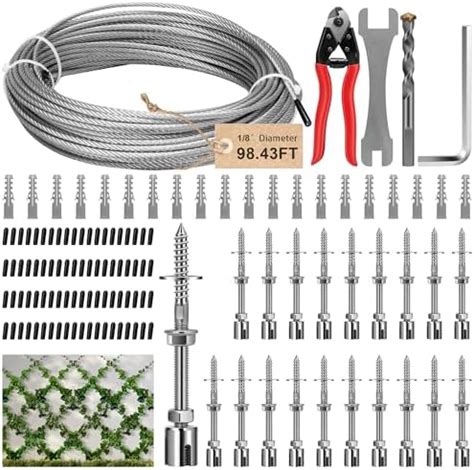 Amazon Blika Pcs Wire Trellis Kits Wire Trellis System For