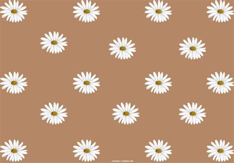 25 Brown Aesthetic Wallpaper For Laptop Daisy Daisy 1 Fab Mood