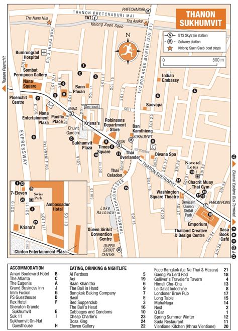 Thanon Sukhumvit map (Bangkok) - Ontheworldmap.com