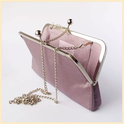 Bridal Clutch Mauve Bridesmaids Purse Wedding Clutch Bag Etsy Uk