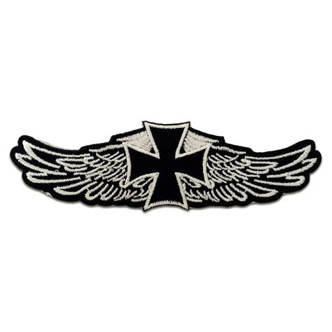 Chopper Cross Biker Iron On Patches Adhesive Emblem Stickers Etsy