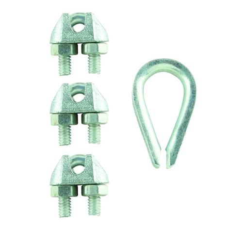 Everbilt 38 In Zinc Plated Clamp Set 44124 The Home Depot