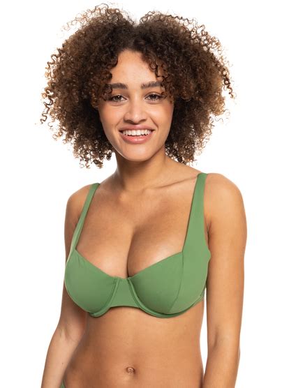 Beach Classics 2021 Top De Bikini Con Aros Copa D Para Mujer Roxy