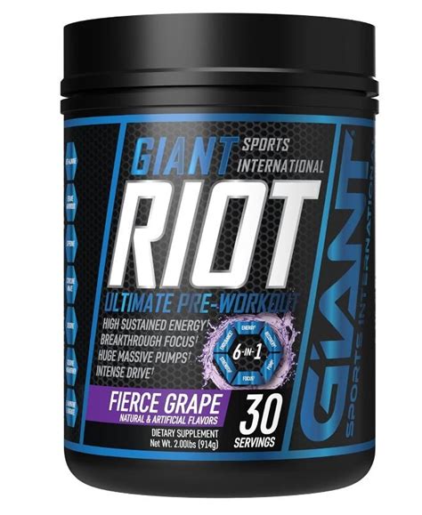 OFERTA RIOT PRE WORKOUT 6IN1 30 SERV Suplementos Nutrisport