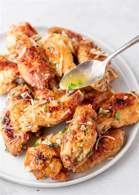 Garlic Parmesan Chicken Wings Gimme Delicious