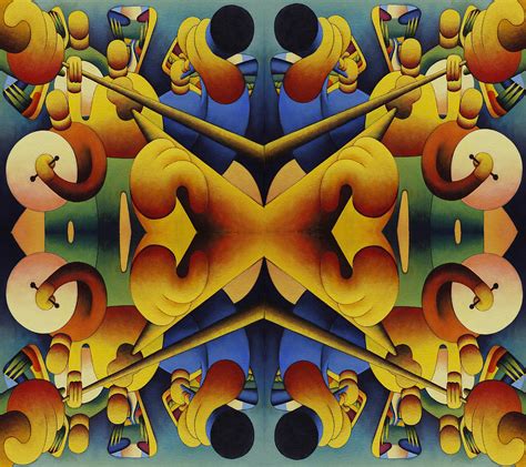 Musical Repetition Composition 3 Painting by Alan Kenny