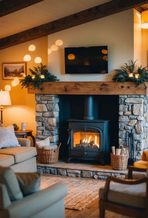 34 Cottage Fireplace Ideas