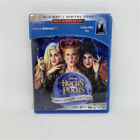 Disney Hocus Pocus Blu Ray Anniversary Edition Walmart Collectible Pin For Sale Online Ebay