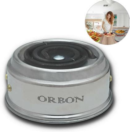 Orbon W Burner Mini Steel Electric Coil Cooking Portable Stove