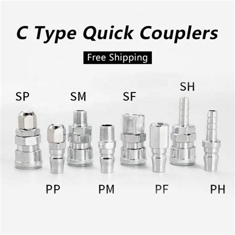 Pneumatic Fitting C Type Quick Connector High Pressure Coupling