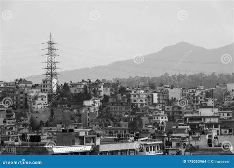 Heavy Smog And Haze Over The City Of Kathmandu Stock Photo Image Of