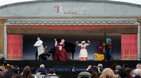 La Plaza Mayor Se Convertir En El Patio De Butacas Del Teatro Real Con