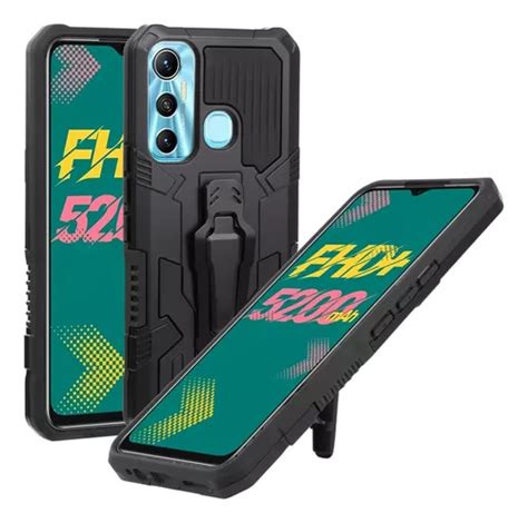 Capa Preta De Duas Cores Tpu Pc Para Infinix Hot Parcelamento Sem Juros