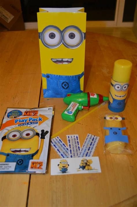 Despicable Me Party Favors Loot Bag Despicable Me Party Th Birthday