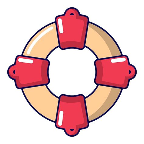 Premium Vector Lifebuoy Icon Cartoon Illustration Of Lifebuoy Vector