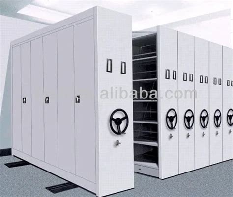 Easy Operate Metal Movable Mobile Shelving Mobile Steel File Compactor