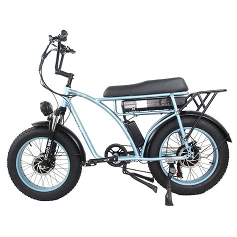 Gogobest Gf Electric Bicycle Inch W Dual Motors Blue Europe