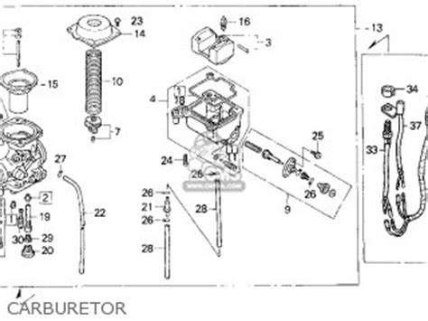 Honda Trx Fourtrax T Usa Parts Lists And Schematics