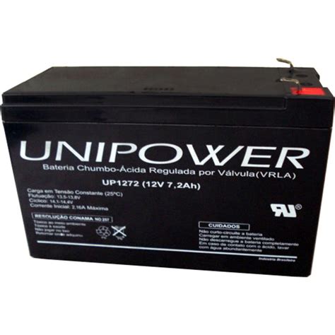 Bateria Selada Para Alarme Nobreak 12v 7 2a Up1272 Unipower Submarino