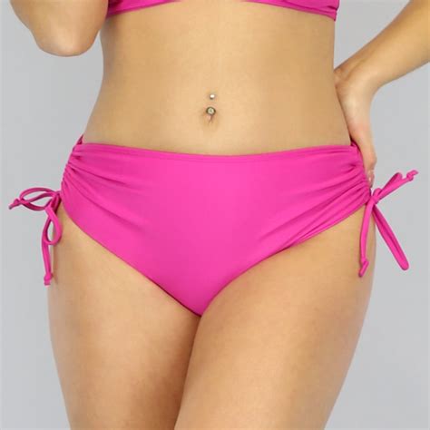 Orangefarbener Bandeau Bikini Mit Hoher Taille Uwantisell De