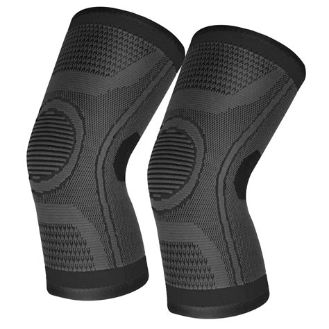 Knee Support Brace 2 Pack Compression Knee Sleeves For Women And Men