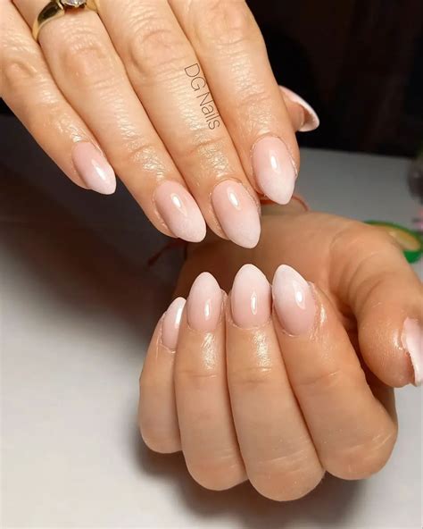 Natural Almond Acrylic Nails