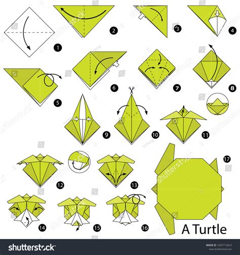 584 Turtle origami vector Images, Stock Photos & Vectors | Shutterstock