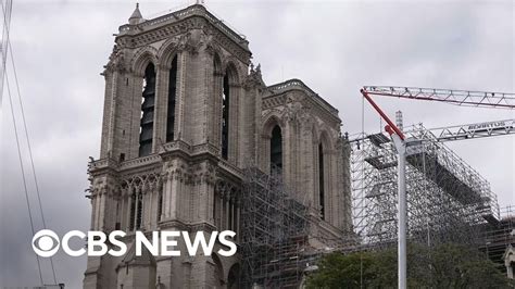 A Look Inside The Restoration Of Paris Notre Dame Cathedral Youtube