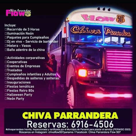 Chivas Parranderas Neon En Ciudad De Panam Eventos