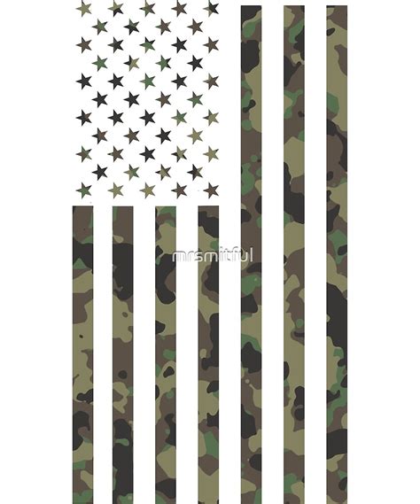 Us Army Veteran Military Camo Camouflage Usa American Flag T Shirt By Mrsmitful Redbubble