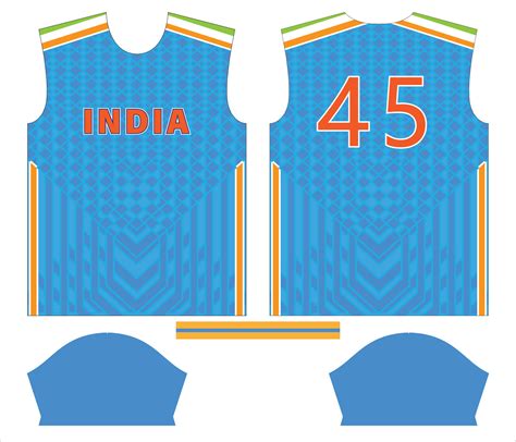 India Cricket Team Sports Kid Design Or India Cricket Jersey Design