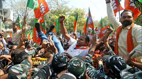 Mcd Bjp Protests On The Streets Aap Celebrates Mayoral Win Latest