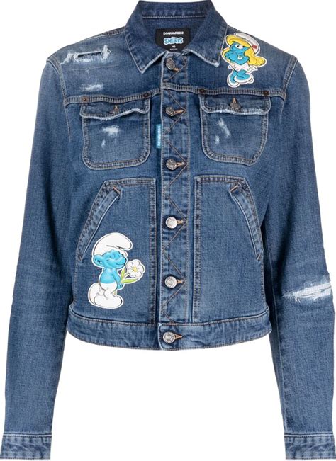 Dsquared2 Smurfs Denim Jacket Shopstyle