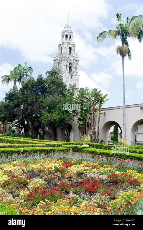 Alcazar Garden In Balboa Park San Diego California Stock Photo Alamy