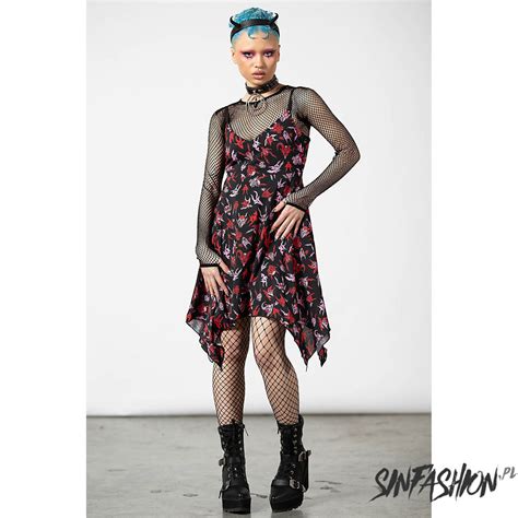 Sukienka Mini Killstar Develish Sun Dress Kobiety Sukienki