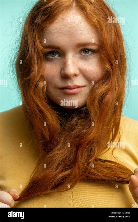 Curly Red Hair Freckles Teenager Hi Res Stock Photography And Images