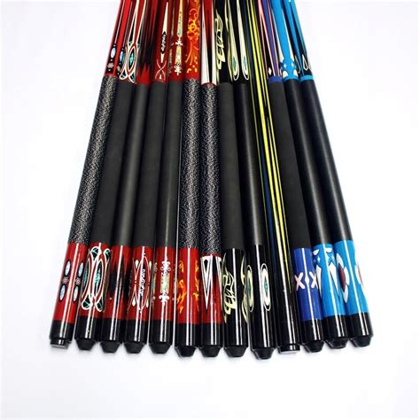 Farverig 57 copycarbon 1 2 billard pool cue med forskellige mønstre